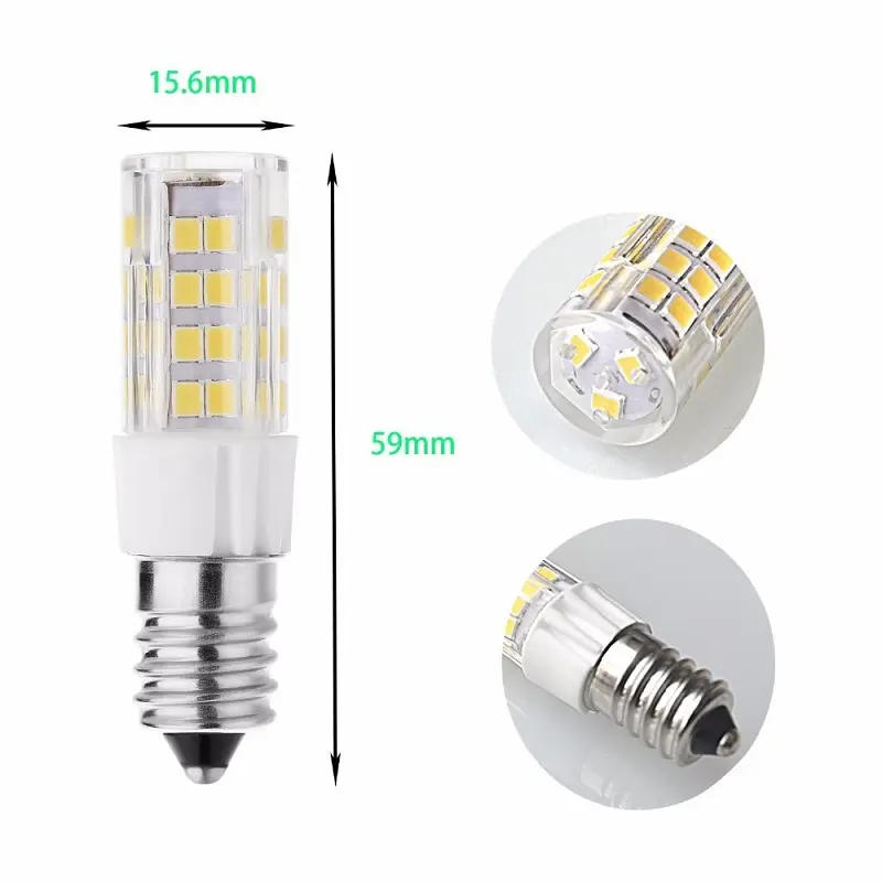 Bombilla LED superbrillante de 7W, Mini Luz de mazorca de maíz de 51 SMD 220 Chip, AC110v, 2835 V, e12, E14, G9, G4