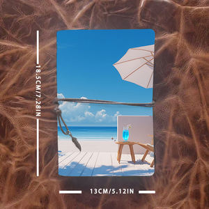 Carnet de notes A6 fait à la main Cadeau de Pâques amusant pour nièces/neveux Idéal pour les idées de décoration d'oeufs et les dessins avec chaise parapluie Tabl - Product Image 4