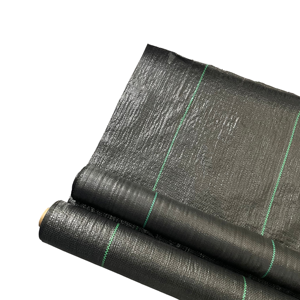 Toile de paillage PP noire stabilisée anti-UV pour vergers, vignobles et jardins - Product Image 1