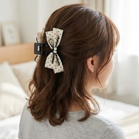 Petite pince à cheveux en forme de requin à pois blancs, 5 cm, pour usage quotidien, fêtes, couleur personnalisable, pinces à cheveux
