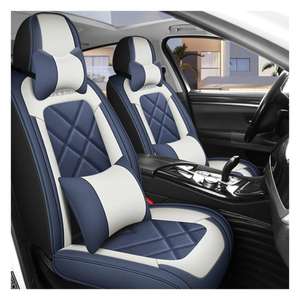 Lulu An01 Pvc Full Pu Pvc cuero moda fundas de asiento de coche para Toyota Sportage Highlander Prius 6 Ecosport A5 <span class=keywords><strong>Santana</strong></span> Santa Fe - Product Image 1