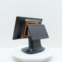 Système de point de vente CITAQ N1 tout-en-un avec écran tactile capacitif double 15,6 pouces, système d'exploitation Windows/Linux/Android, garantie de 3 ans