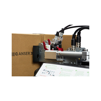 Impresora de inyección de tinta industrial en línea completamente automática para cabezal de impresión XP600 de metal de madera con máquina de codificación de fecha de caducidad tipo placa Tij