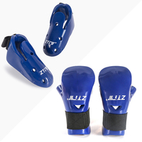 Gants de casque de Protection de poitrine NBR équipement de Protection du corps taekwondo Kit de Sparring Taekwondo