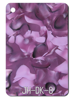 Vente en gros, feuille ronde de 4x8 pieds/planche, feuille d'acétate de cellulose acrylique bleue