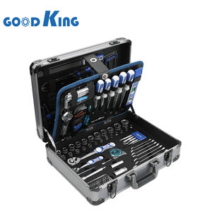 Good <span class=keywords><strong>King</strong></span> 161 pièces jeu de clés à douille de haute qualité Kit d'outils de réparation <span class=keywords><strong>AUTO</strong></span> dans un boîtier en aluminium 11612 - Product Image 3
