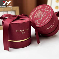 Boîte à bonbons pour cadeau de mariage Boîte personnalisée en velours champagne de luxe Logo personnalisable OEM ODM sans pli et facile à utiliser