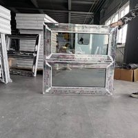 Auvent moderne en vinyle pour fenêtres, ouverture suspendue par le haut, lucarne de toit à battant en PVC, persienne battante, rideau pour l'extérieur et la maison
