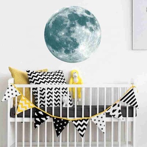 Pegatinas de Pared Luminosas de Luna y Tierra, Pegatinas de Pared 3D para Habitación Infantil, Pegatinas de Pared que Brillan en la Oscuridad para Decoración del Hogar - Product Image 2
