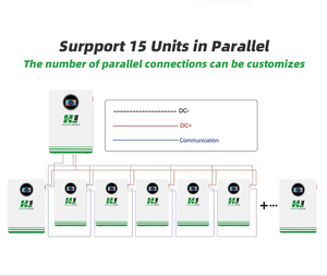 Batterie rechargeable au lithium-ion 51.2V 300AH 51.2V15.36kwh Système de stockage d'énergie domestique - Product Image 5