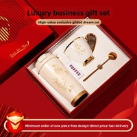 Business-Geschenkset: Luxuriöse Maiglöckchen-Kaffeetassen aus Edelstahl – Individuelles Logo verfügbar für Firmenveranstaltungen und Kunden