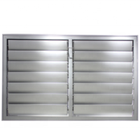 Fenêtre à persiennes en aluminium pour maison commerciale