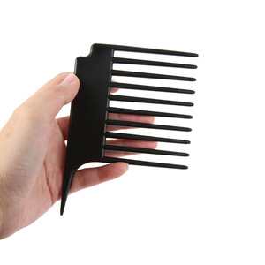 Hair Cutting <b>Comb</b> Large <b>Wide</b> Tooth Salon Use Plastic Black - Product Image 5