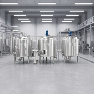 Machine à brasser la bière automatique contrôlée par PLC avec moteur et <span class=keywords><strong>pompe</strong></span>, chaudière de brassage de 500 L pour la production d'alcool - Product Image 3