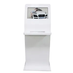 22inch floor stand full hd new monitor touch screen computer kiosk metal keyboard