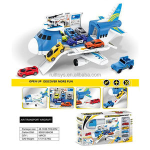 Jouets de <span class=keywords><strong>porte</strong></span>-avions de transport aérien inertiel, ensemble de jeu d'aéroport électrique avec super stockage - Product Image 5