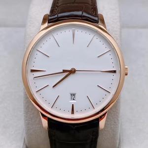 Noble VC 85180 316 Stainless Steel Case Crocodile Leather Strap Ultra-thin Movement Business Casual Men's <b>Mechanical</b> <b>Watch</b> - Product Image 2