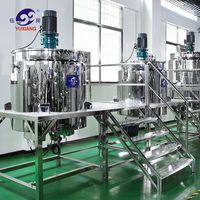 Yuxiang-Mezclador de cosméticos de acero inoxidable, licuadora de lavado de líquido de alta cizalla, tanque de mezcla con agitador