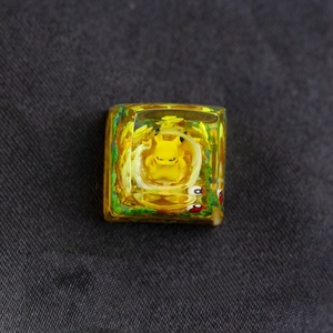 Resina Impresa en 3D para Teclado Mecánico con Tecla Artesanal de Pikachu de Pokémon, Mecanizado CNC - Product Image 4