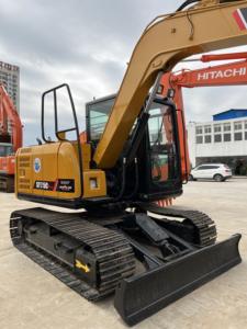 Miniexcavadora usada y barata Sany SY75C pro Excavadora en condiciones superiores, bienvenido a preguntar - Product Image 5