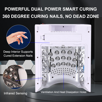 Professionnel Rechargeable 96W Pro Cure UV LED Lampe À Ongles Sans Fil Salon Manucure Gel Sèche pour Soleil UV Vernis À Ongles
