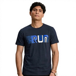Camiseta de cuello redondo 100% algodón, al por mayor, de gran tamaño, personalizada con su logotipo y de alta calidad para hombre - Product Image 1