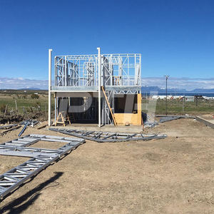 <span class=keywords><strong>Casa</strong></span> Prefabricada de Acero Ligero de 2 Dormitorios, con Techo para Auto, Ecológica, Resistente a la Corrosión, Impermeable y con Energía Solar, Marca PTH - Product Image 4