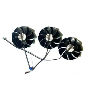 Ventilador de refrigeración para tarjeta gráfica, accesorio Original de 88mm, 4 pines, PLD09220S12H, DC 12V, 0.55A, para <span class=keywords><strong>Evga</strong></span> RTX 3090 RTX <span class=keywords><strong>3070</strong></span>/ 3080 /3080 Ti, 3 unidades - Product Image 3