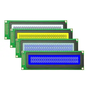 5V Mono monokrom renk mavi sarı beyaz LED aydınlatmalı 2402 COB Dot Matrix 24x2 ekran LCD karakter LCD modülü