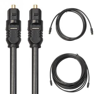 Cable de Audio Óptico Digital Toslink de Alta Calidad de 1m 2m 3m 5m 10m 20m, Color Negro, para Barra de Sonido de Cine en Casa - Product Image 1