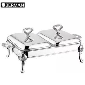 Berman Keuken Koken Apparatuur Mini Elektrische Chafing Dish Factory Set Voedsel Warmer Buffet Eten <span class=keywords><strong>Heater</strong></span> Voor Andere Hotel - Product Image 6