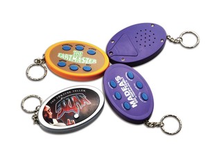 Biểu tượng tùy chỉnh 6-nút nói chuyện Keychain với âm thanh giọng nói âm nhạc giai điệu cá nhân vòng chìa khóa người tiêu dùng sản phẩm điện tử - Product Image 1
