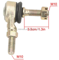 Joint à rotule universel M10 Turn Tie Rod pour ATV Big Bull Off road Pièces de rechange Accessoires