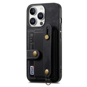 Cartera de cuero de PU de moda, tarjetero y <span class=keywords><strong>correa</strong></span> de muñeca para <span class=keywords><strong>iPhone</strong></span> 16 Pro, <span class=keywords><strong>funda</strong></span> para teléfono móvil - Product Image 5