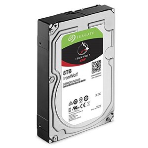 Seagate Iron Wolf NAS 7200RPM disque dur interne SATA 8TB 6 Gb/s 3.5 pouces (ST8000VN0022) - Product Image 1