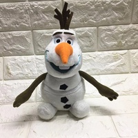 Peluches Olaf de 25cm, dessin animé bonhomme de neige, figurines en peluche Olaf, oreiller pour cadeau d'enfant