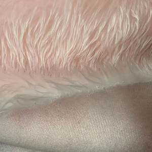 Utilizzato per giocattoli o tappeti pelliccia di poliestere acrilico a pelo lungo colore rosa finta pelliccia sintetica - Product Image 3