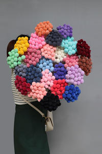 Decoración para el Hogar, Flores Preservadas, Ramo Seco, Bola Dorada, Billy Craspedia, para Decoración de Bodas - Product Image 6