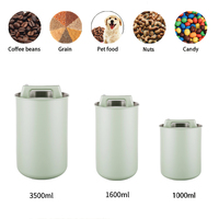 Bocaux de conservation alimentaire cylindriques en acier inoxydable de qualité alimentaire, réducteurs d'air, 1000 ml – Nouveauté usine