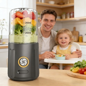 Procesador de Alimentos Portátil para Bebés de 260 ml, Licuadora, Picadora, Funciona con Batería USB, Apto para Autocaravanas/Autos, Libre de BPA, Bajo Ruido, con un Solo Clic - Product Image 6