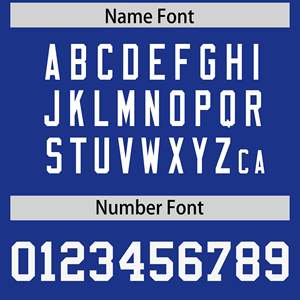 Maillot de football américain personnalisé blanc royal avec motif étoile sur l'épaule - Product Image 4