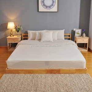 Grounding Sleep <strong>Bedding</strong> 5% Silver Fiber Organic Cotton Fitted Sheet <strong>Grey</strong> with US EU UK AU Adapter <strong>and</strong> 4.5m Cord - Product Image 2