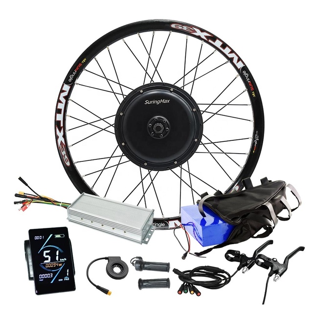 Electric Moped Mtx Ebike Kit 27.5 Mtb Complete Hub Motor 1500w 2000w E-bike Conversion Kit with High Quality Triangle Battery