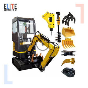 Escavatore compatto all'ingrosso all'ingrosso della cina del MINI escavatore economico del BAGGER di trasporto libero prezzo da 1 tonnellata con il secchio del pollice da vendere - Product Image 2