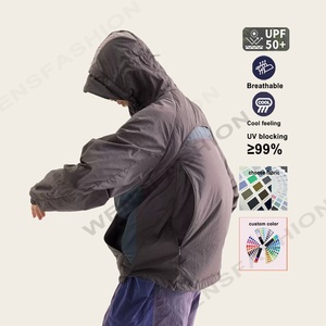ระบบระบายอากาศป้องกันรังสียูวี UPF50 เสื้อแจ็คเก็ตแขนยาวสำหรับขี่มอเตอร์ไซค์ เสื้อกันแดดพร้อมคุณสมบัติป้องกันรังสียูวี - Product Image 1