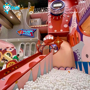 Naughty <b>Castle</b> Kids Sports Playground Indoor <b>Play</b> Center Indoor Playground with Slide Ball Pit Balls - Product Image 1