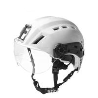 Casque de sécurité industriel à LED en ABS haute résistance, visière légère et réglable, pour le sauvetage, le travail, la construction, les activités de plein air