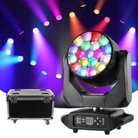 Flight Case pour éclairage de scène DJ 19*40W RGBW Moving Beam Head Disco DMX512, barre laser, équipement de concert pour les Paralympiques