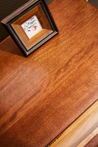 Meuble de maison, <span class=keywords><strong>coiffeuse</strong></span> moderne en bois brun, ensemble de table à maquillage avec miroir - Product Image 4