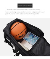 Vente chaude Sac De Sport Grand Multifonctionnel Étanche Oxford Sport Sac À Dos Voyage Gym Sac Polochon Avec Compartiment À Chaussures
